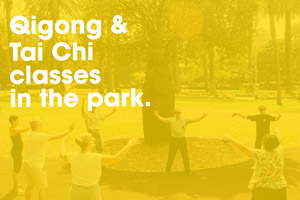 Qigong classes and Tai Chi in the park